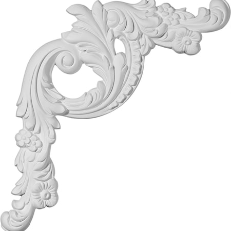 Ekena Millwork Panel Molding Corner, Polyurethane, 18-1/8 in H, 16-1/2 in W PML16X18TI-L